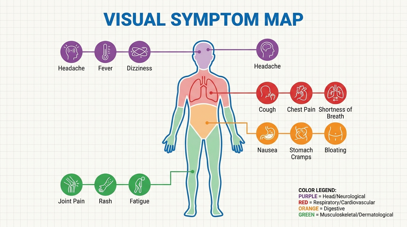 ** The Neuro-Rheumatology Overlap Matrix showing symptoms for neurology and rheumatology clinic near Lad Phrao 101