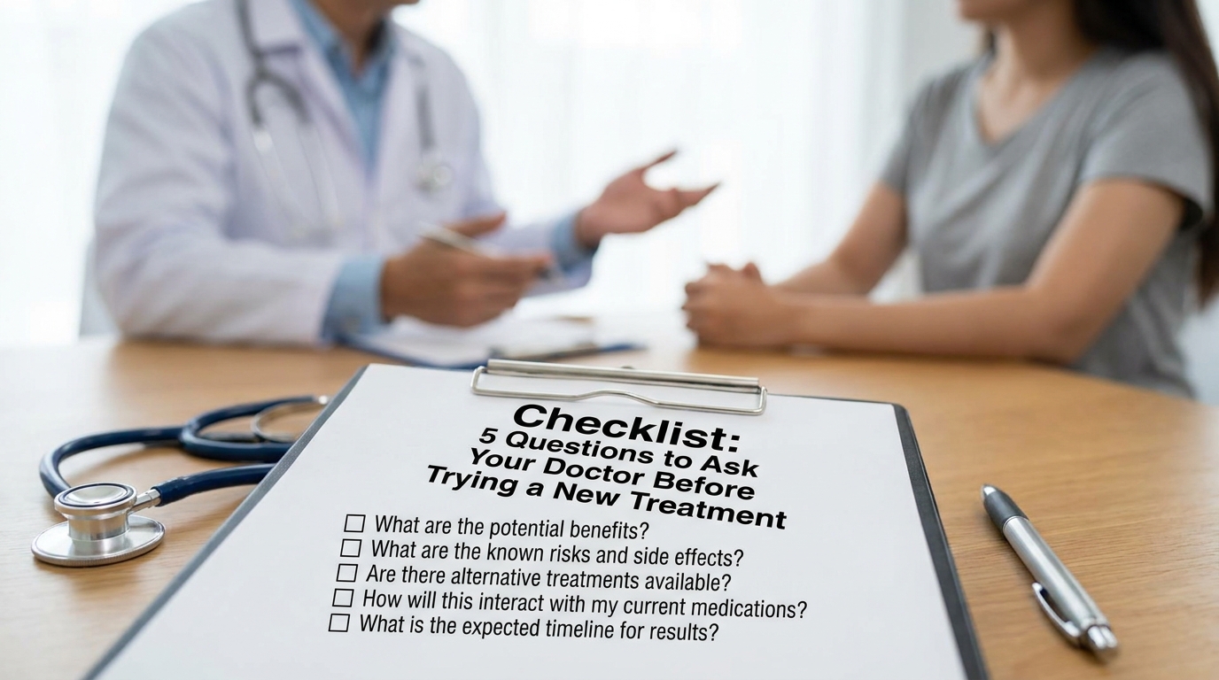 ** Checklist of questions to ask your doctor for patient advocacy