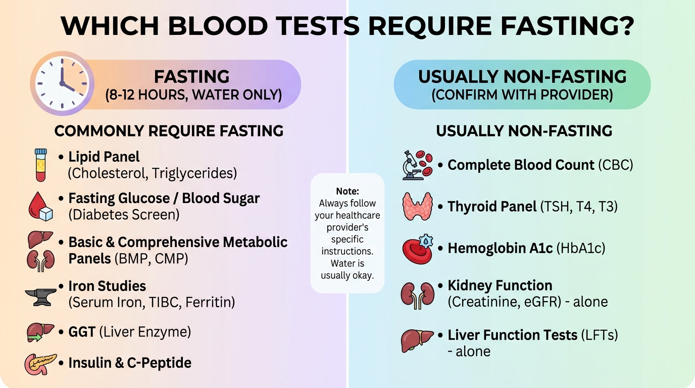 ** Checklist showing autoimmune tests including CRP