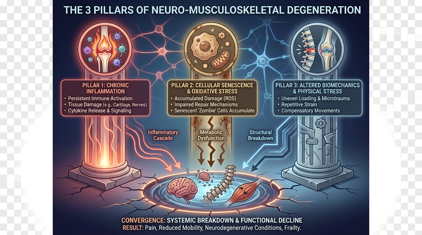 ** Diagram showing the interconnected relationship between nerves