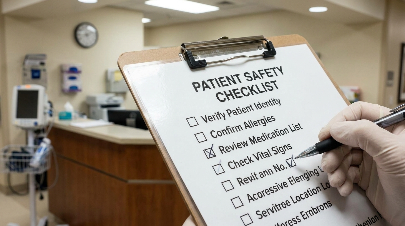 ** Checklist detailing vital monitoring and emergency protocols to mitigate risks of chelation therapy